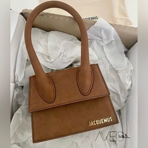 Jacquemus Chiquito Moyen Brown handbag